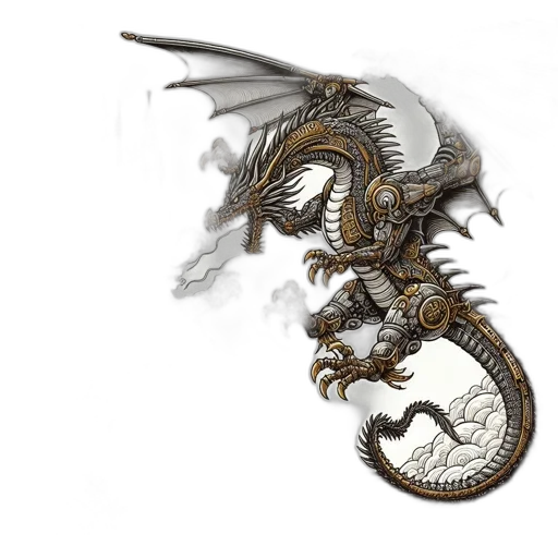 dragon, sword, weapon, staff transparent PNG cut-out