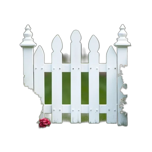 furniture, 3d render, vinyl, picket transparent PNG cut-out