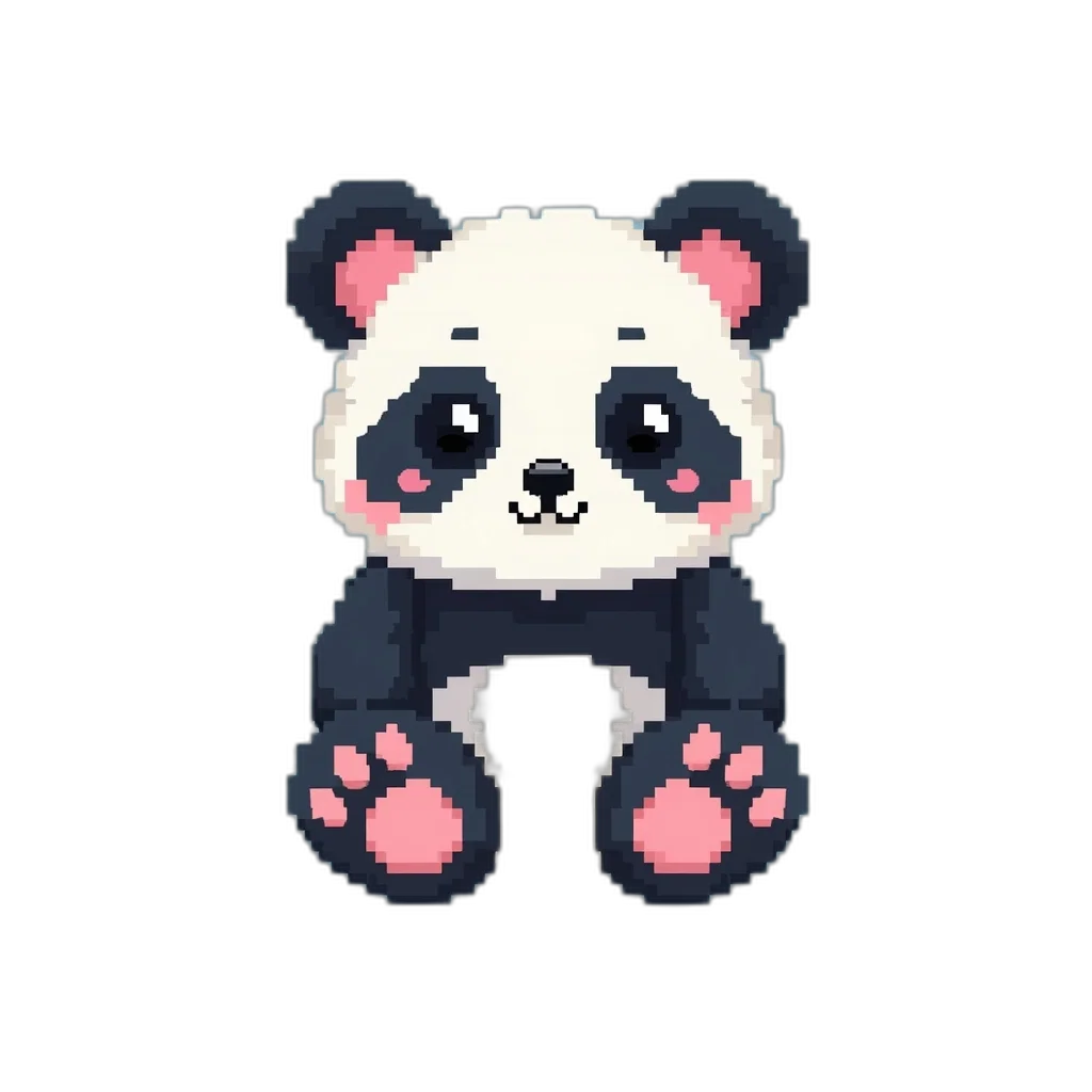 animal, creature, staff, pixel art transparent PNG cut-out