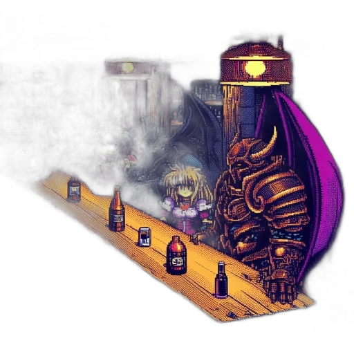 bottle, robot, weapon, concept art transparent PNG cut-out