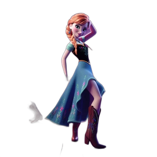 dress, staff, robot, creature transparent PNG cut-out