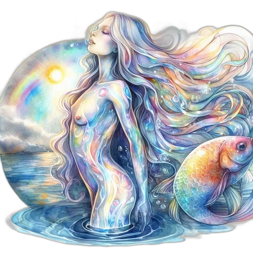 fantasy art, watercolor, concept art, pixel art transparent PNG cut-out