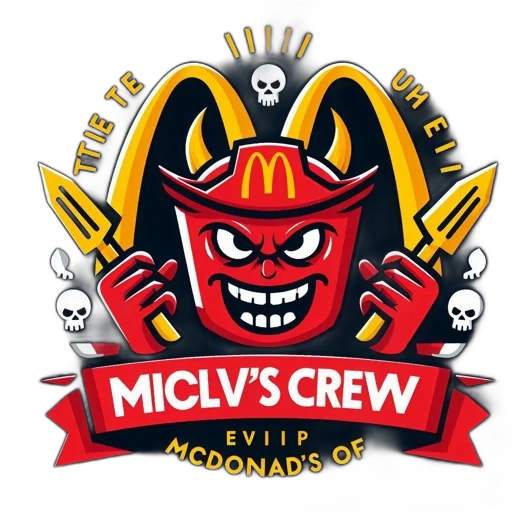red, devil-like, figure, mcdonald transparent PNG cut-out