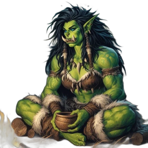 fantasy art, concept art, comic book art, pixel art transparent PNG cut-out