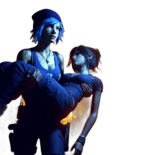 cyberpunk, concept art, 3d render, neon lights transparent PNG cut-out