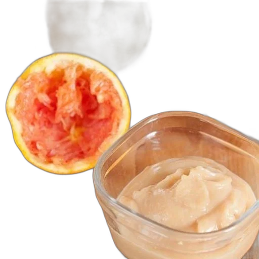food, close-up, half-squeezed, grapefruit transparent PNG cut-out