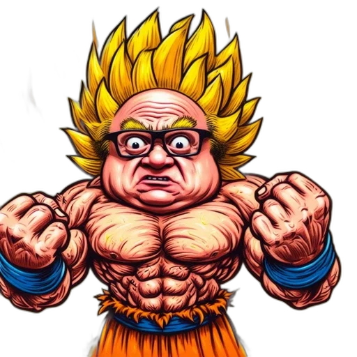 comic book art, concept art, cartoon, 3d render transparent PNG cut-out