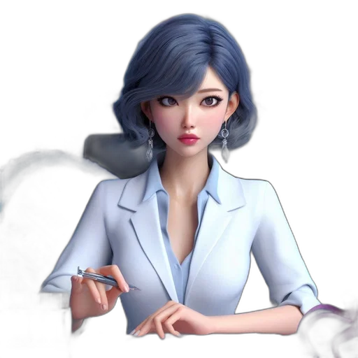 staff, concept art, photorealistic, 3d render transparent PNG cut-out