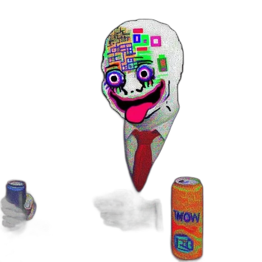 mask, robot, umbrella, bottle transparent PNG cut-out