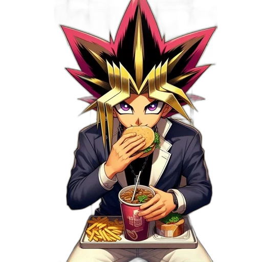 food, pixel art, anime, concept art transparent PNG cut-out
