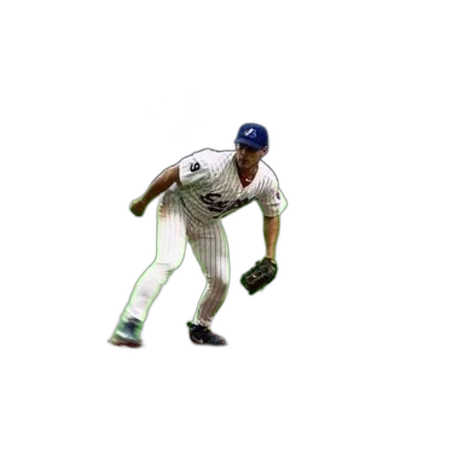 creature, pixel art, baseball, player transparent PNG cut-out