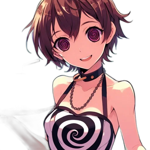 dress, staff, face, jewelry transparent PNG cut-out