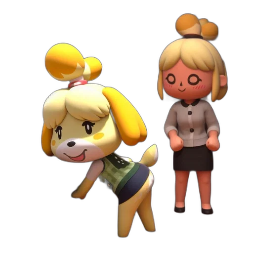staff, animal, 3d render, concept art transparent PNG cut-out
