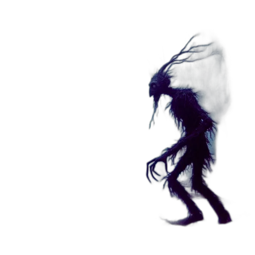 hair, dragon, creature, mask transparent PNG cut-out