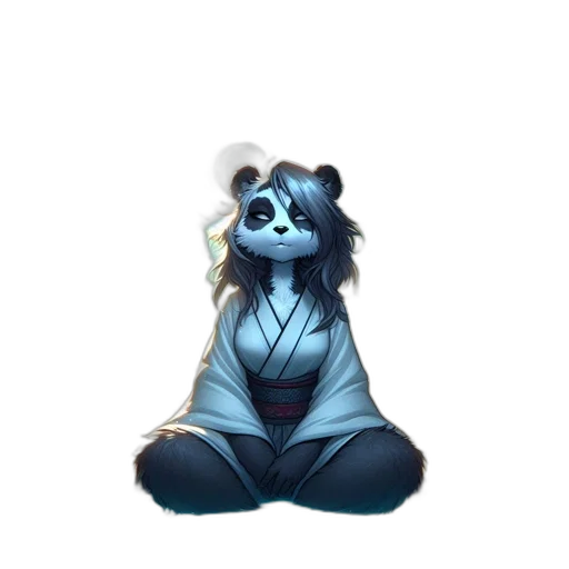 staff, creature, mask, dress transparent PNG cut-out
