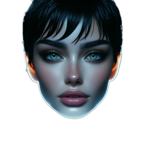 face, mask, robot, jewelry transparent PNG cut-out