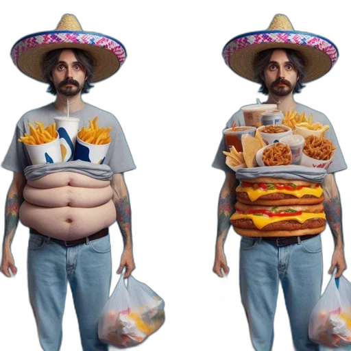 jacket, hat, food, dress transparent PNG cut-out