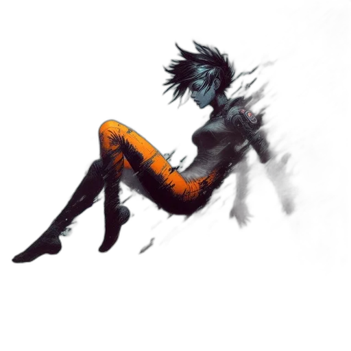 creature, hair, dragon, dress transparent PNG cut-out