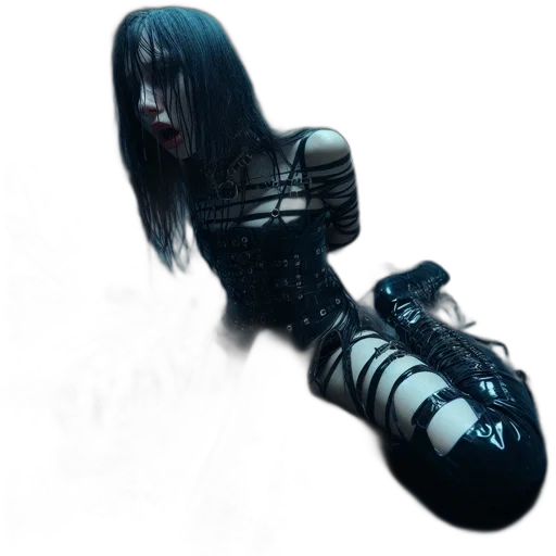 shoes, mask, creature, weapon transparent PNG cut-out