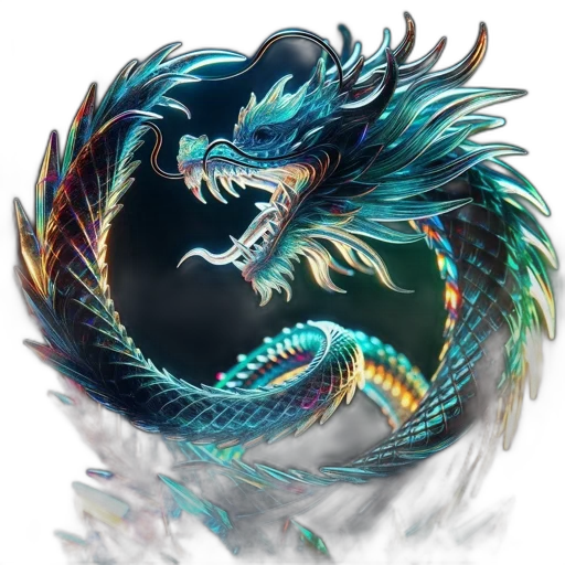 dragon, creature, weapon, fantasy art transparent PNG cut-out