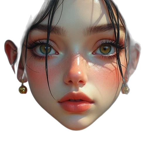 face, mask, jewelry, crown transparent PNG cut-out