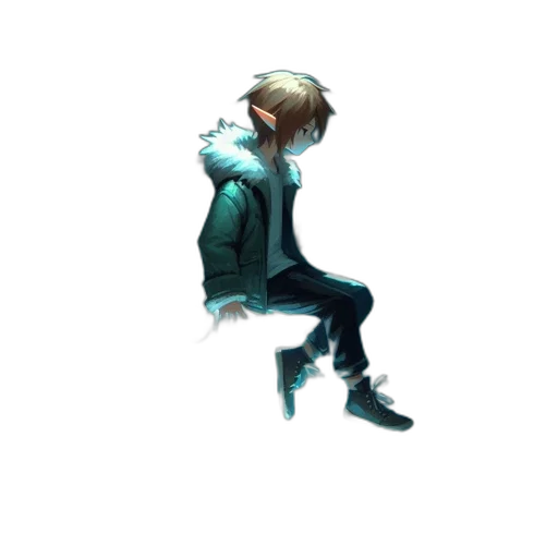 jacket, robot, creature, mask transparent PNG cut-out