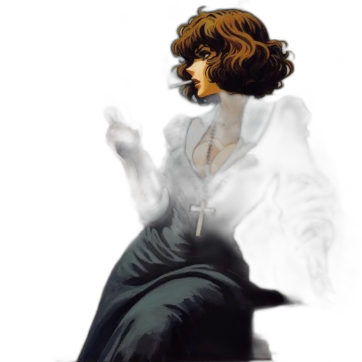 dress, photorealistic, concept art, oil painting transparent PNG cut-out