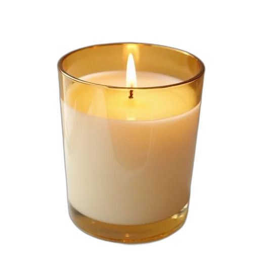 fire, golden, scent, candle transparent PNG cut-out