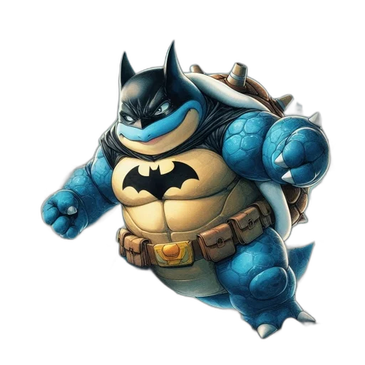 comic book art, concept art, 3d render, photorealistic transparent PNG cut-out