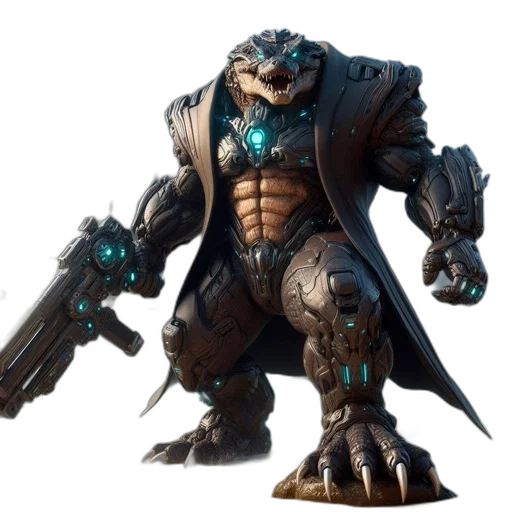 weapon, creature, robot, concept art transparent PNG cut-out