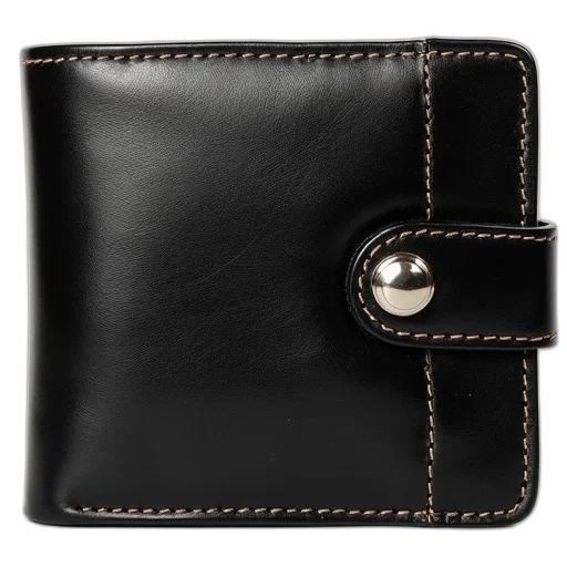 jewelry, black, leather, wallet transparent PNG cut-out