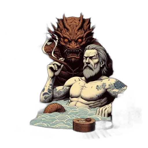 fantasy art, pixel art, concept art, comic book art transparent PNG cut-out
