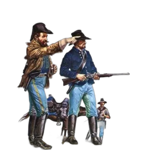 staff, weapon, jacket, hat transparent PNG cut-out