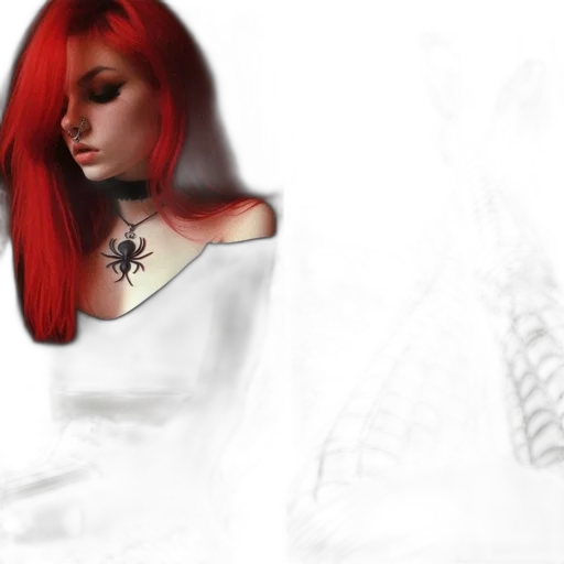 jewelry, dress, photorealistic, fantasy art transparent PNG cut-out