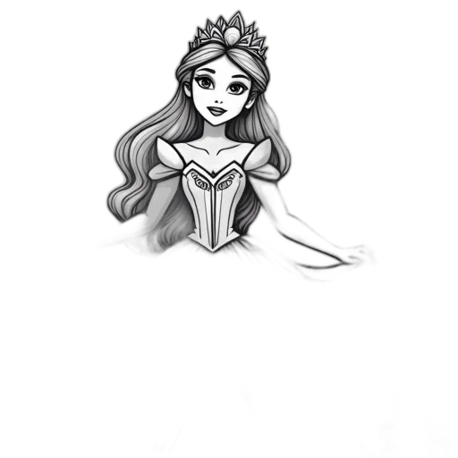 crown, dress, jewelry, staff transparent PNG cut-out