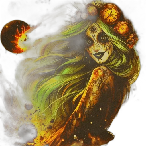 mask, fantasy art, concept art, comic book art transparent PNG cut-out