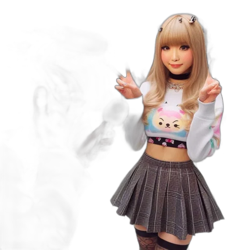 jacket, dress, robot, 3d render transparent PNG cut-out