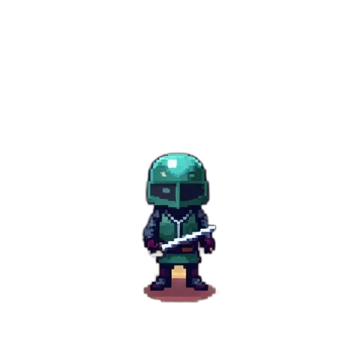 robot, creature, staff, weapon transparent PNG cut-out