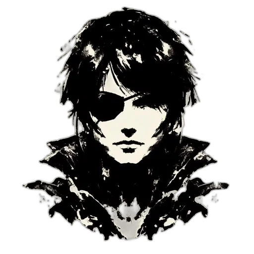 face, mask, jacket, weapon transparent PNG cut-out