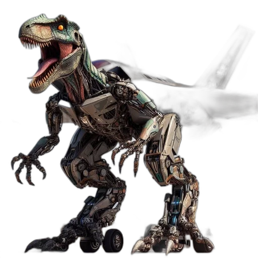 robot, creature, dragon, animal transparent PNG cut-out