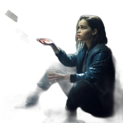 jacket, weapon, robot, concept art transparent PNG cut-out