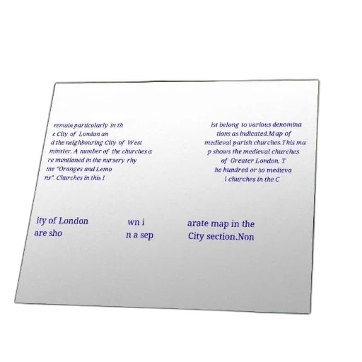 map, medieval, parish, churches transparent PNG cut-out