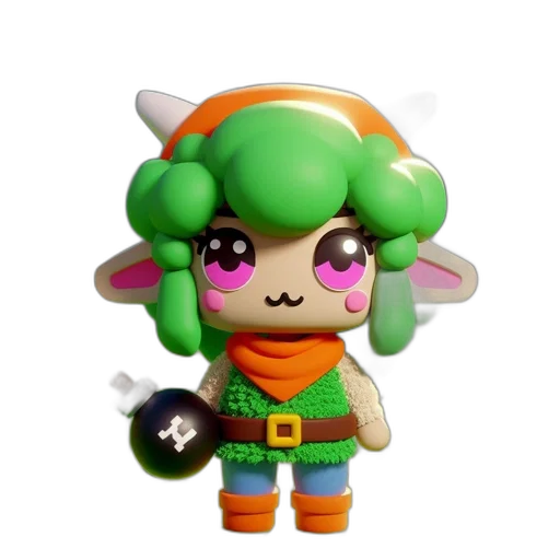 staff, weapon, creature, hat transparent PNG cut-out
