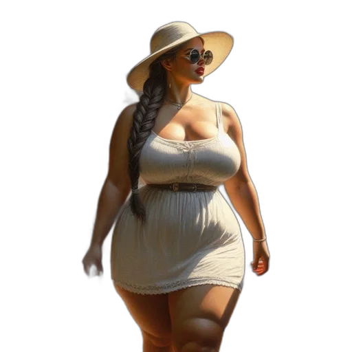 dress, hat, creature, concept art transparent PNG cut-out