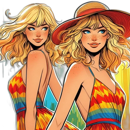 hat, comic book art, cartoon, concept art transparent PNG cut-out