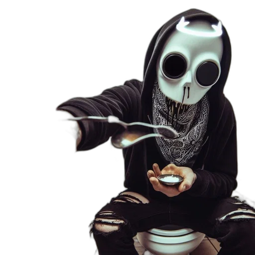 mask, staff, jewelry, creature transparent PNG cut-out