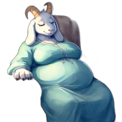 dress, staff, animal, creature transparent PNG cut-out