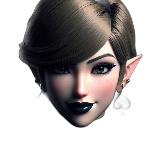 face, mask, staff, crown transparent PNG cut-out