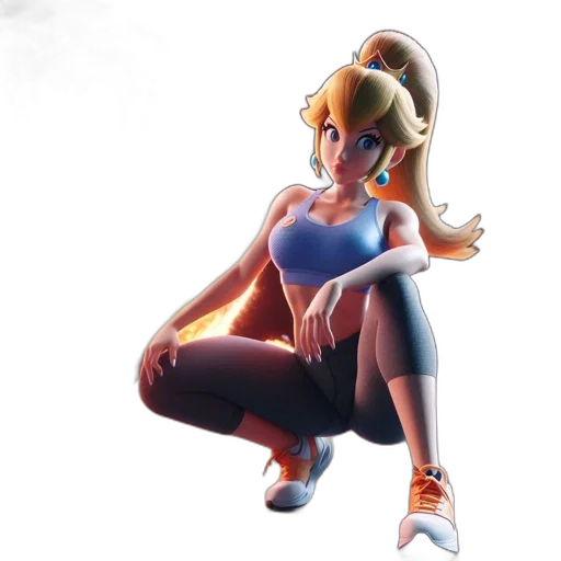 concept art, 3d render, anime, comic book art transparent PNG cut-out