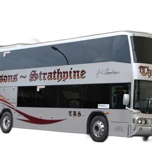 staff, 3d render, double-decker, bus transparent PNG cut-out